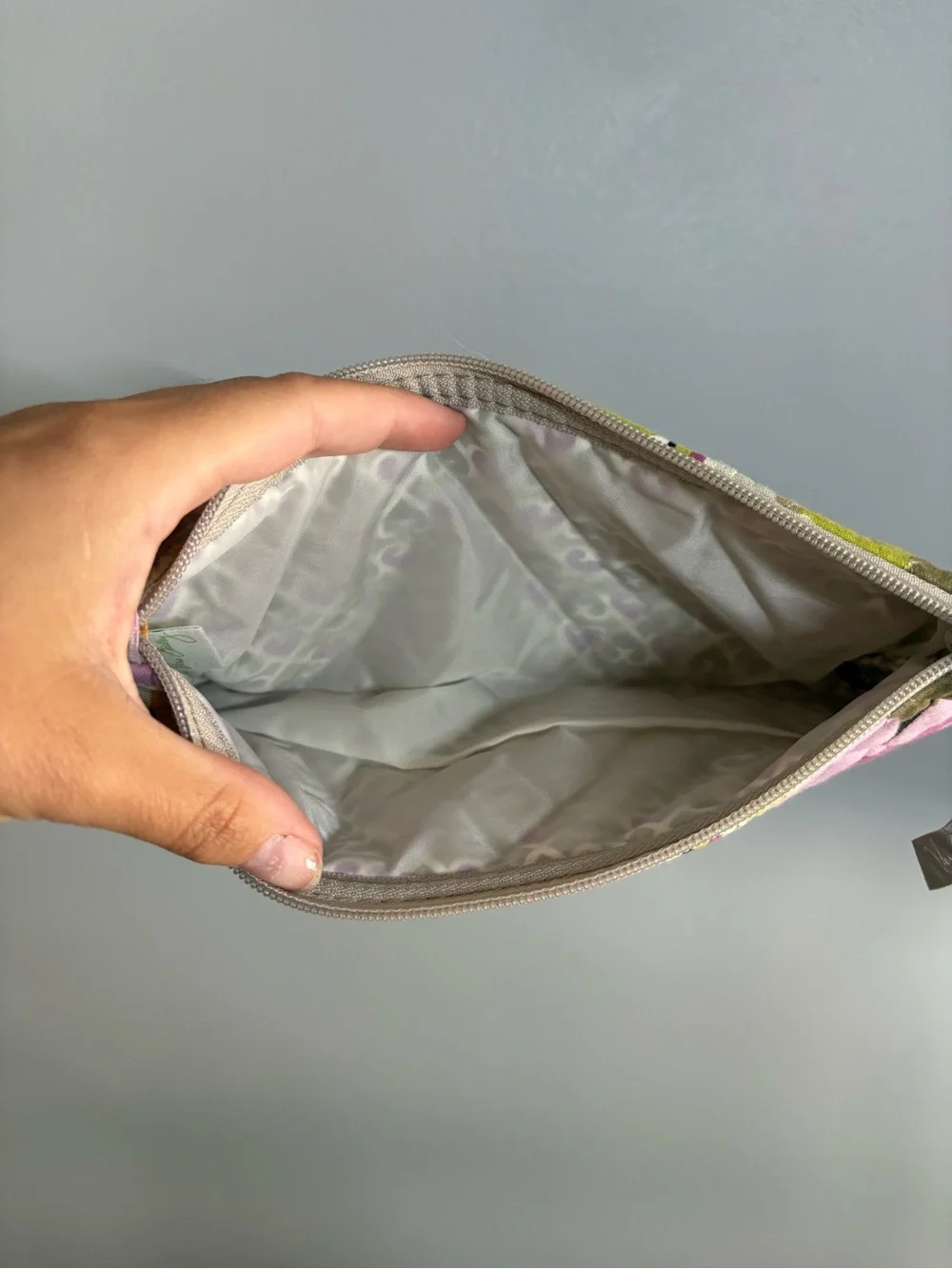 Vera Bradley Y2K pencil/cosmetic case in Retired Portobello Road pattern